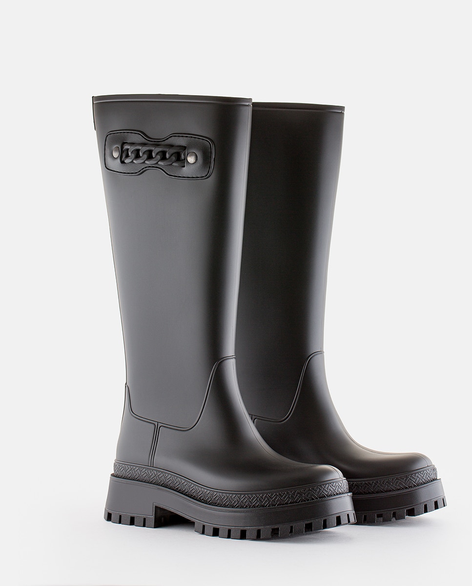 Botas de cano alto pretas Lemon Jelly GILMORE 01 Preto-3