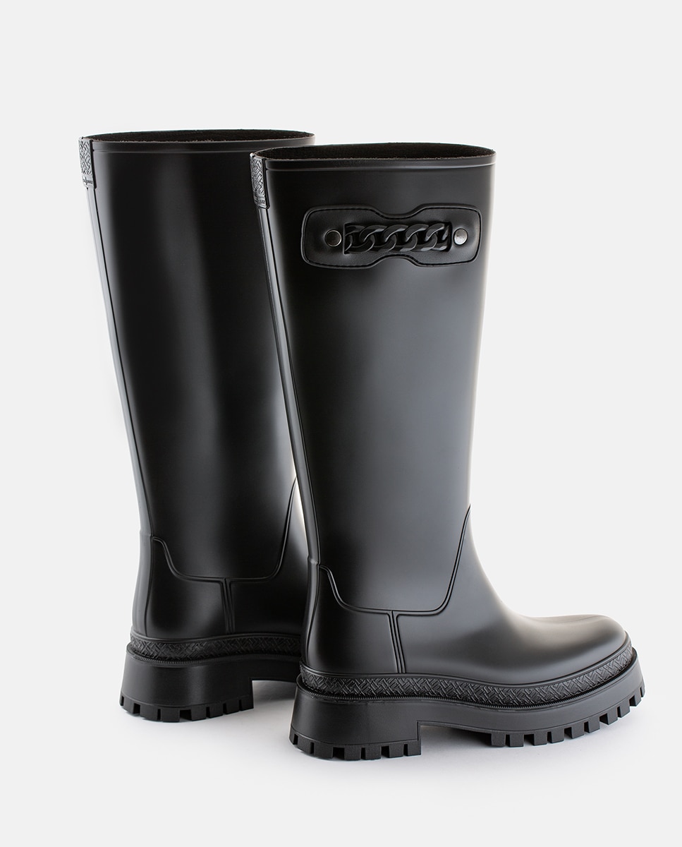 Botas de cano alto pretas Lemon Jelly GILMORE 01 Preto-4