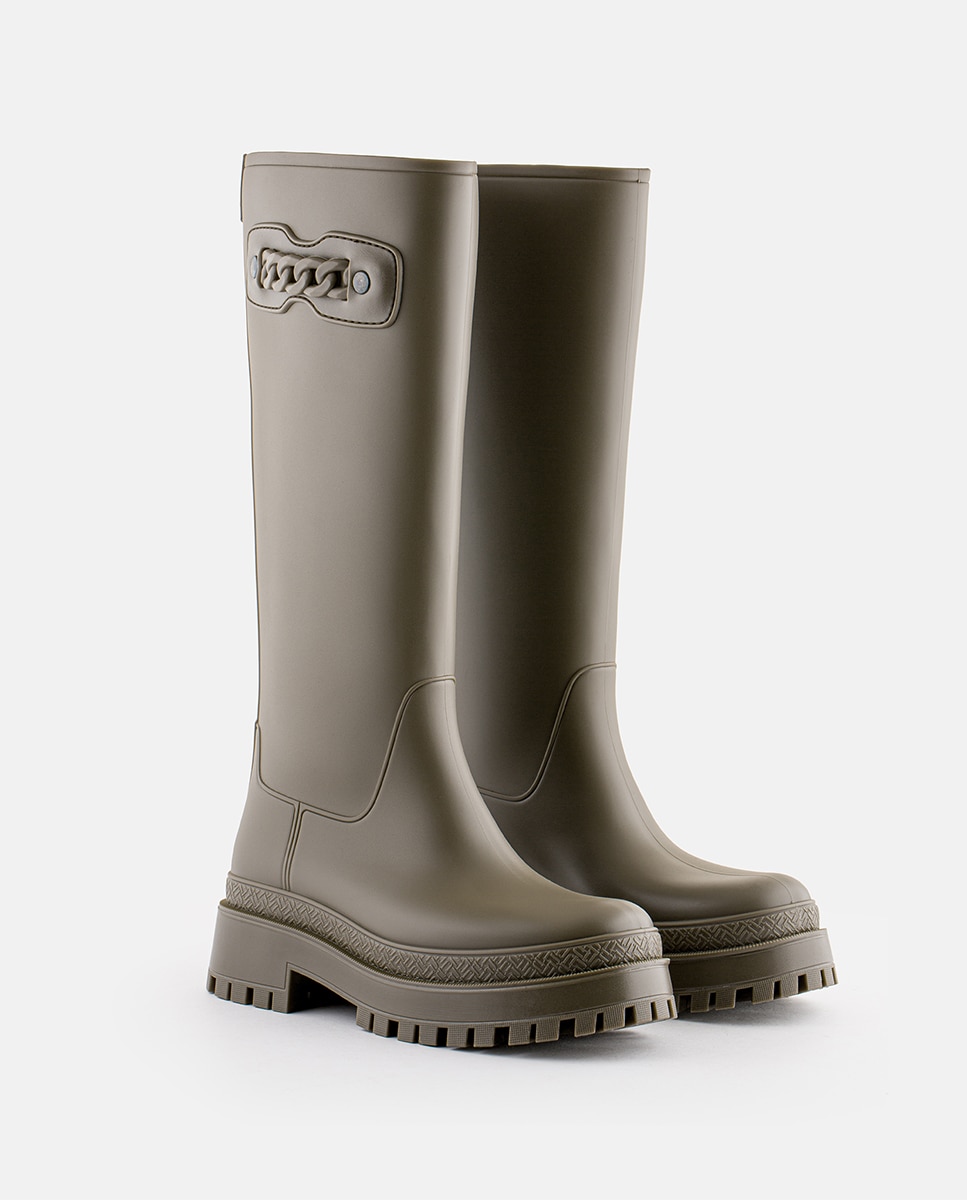Botas de cano alto castanhas Lemon Jelly GILMORE 02 Castanho-3