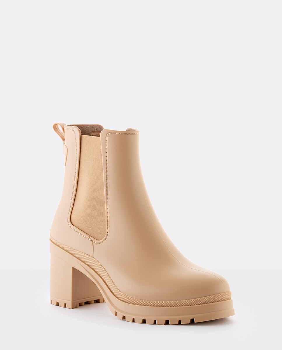 Botas de salto alto beges mate Lemon Jelly NASH 02 Bege-2