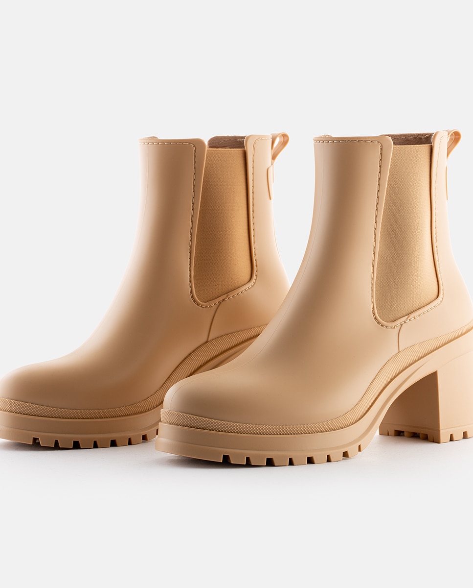 Botas de salto alto beges mate Lemon Jelly NASH 02 Bege-3