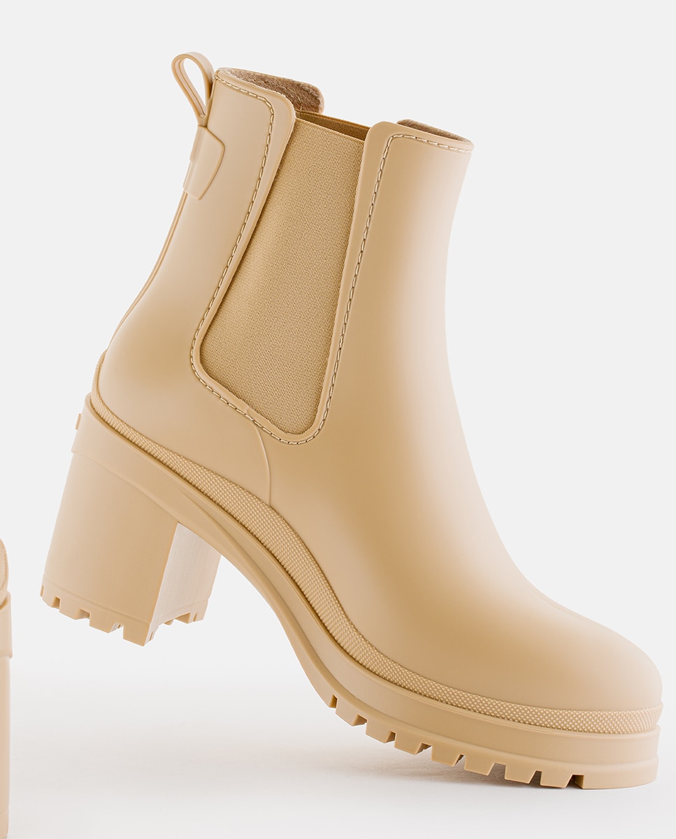 Botas de salto alto beges mate Lemon Jelly NASH 02 Bege-4