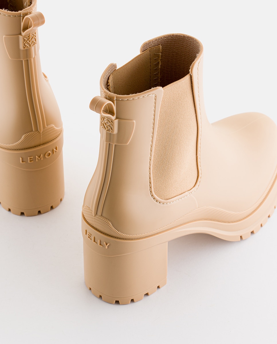 Botas de salto alto beges mate Lemon Jelly NASH 02 Bege-5