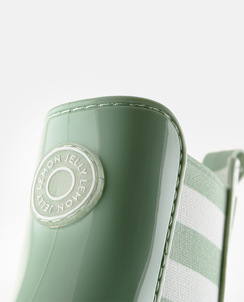 Botins verdes vegan com sola transparente MAREMMA 02 Verde-4
