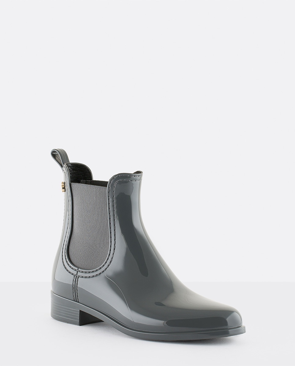 Botins Chelsea de Mulher Vegan COMFY 62 em Cinzento Cinzento-escuro-2