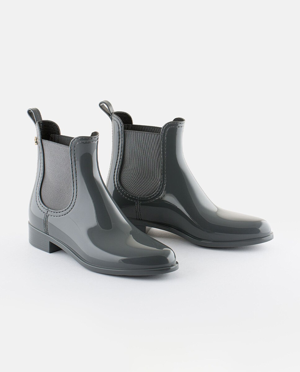 Botins Chelsea de Mulher Vegan COMFY 62 em Cinzento Cinzento-escuro-3