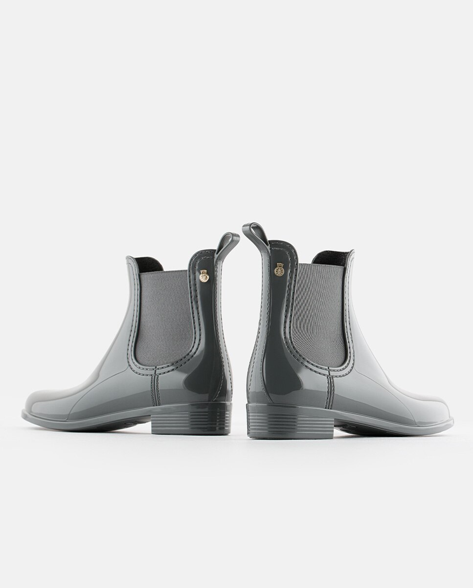 Botins Chelsea de Mulher Vegan COMFY 62 em Cinzento Cinzento-escuro-4