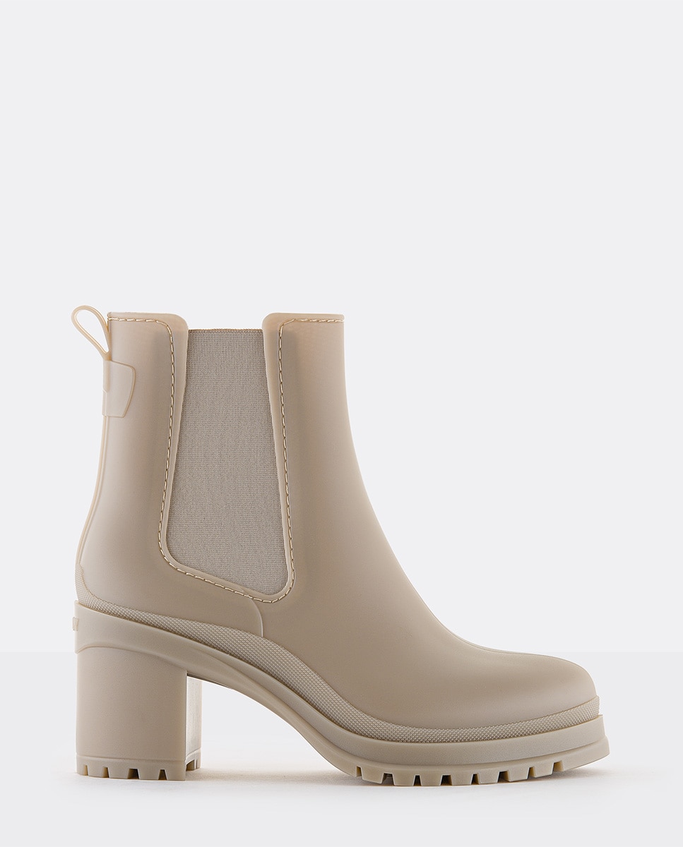 Imagem 0 de Botas de Salto Alto Vegan NASH 07 em Bege Mate