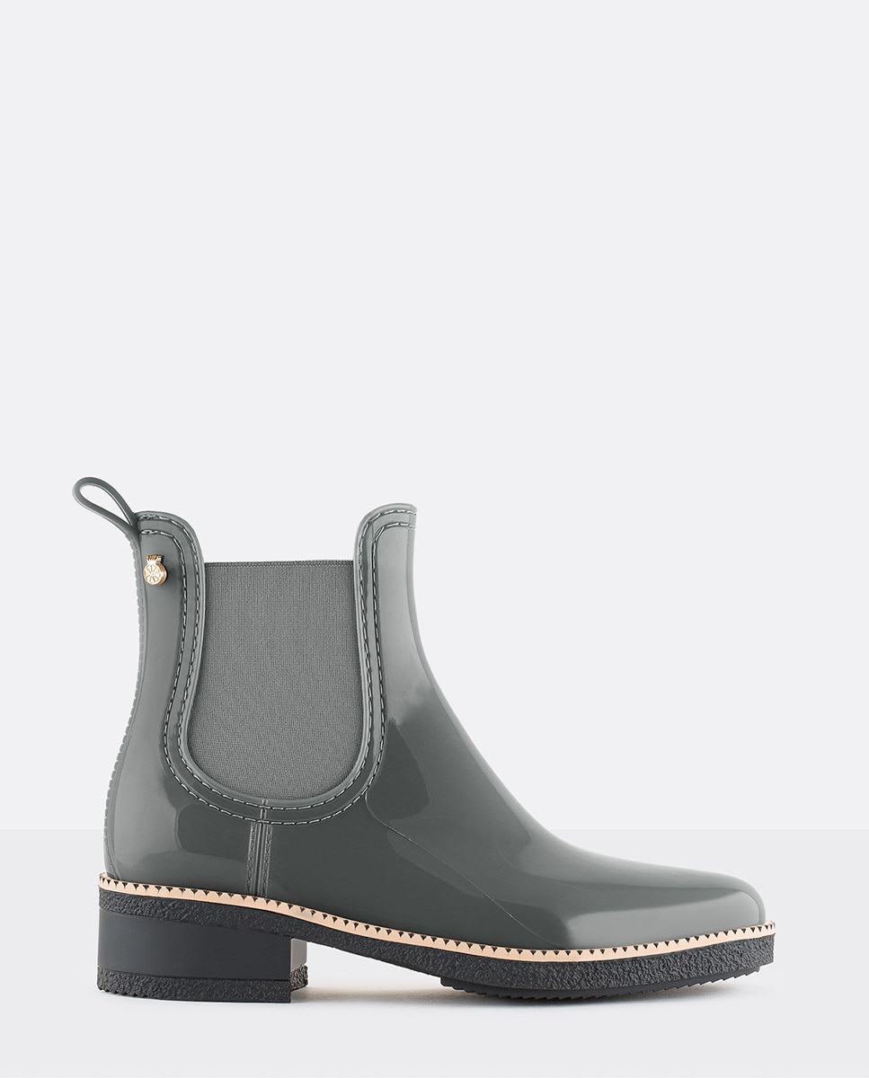 Imagem 0 de Botins de Mulher Vegan com Salto AVA 28 em Cinzento