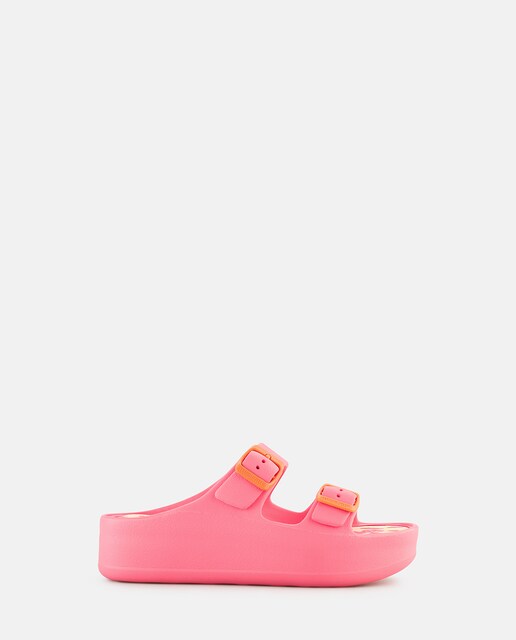 Imagem 0 de Sandálias de Plataforma Vegan com Tiras Ajustáveis ELVIA em Rosa