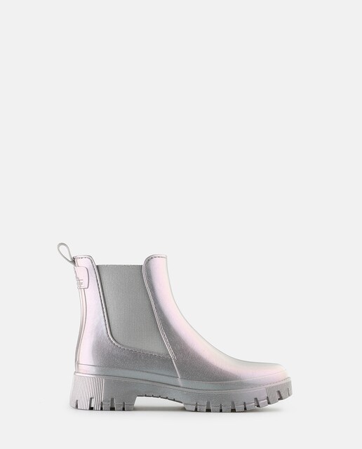 Imagem 0 de Botins Chelsea de Chuva Vegan PEACHY em Cinza