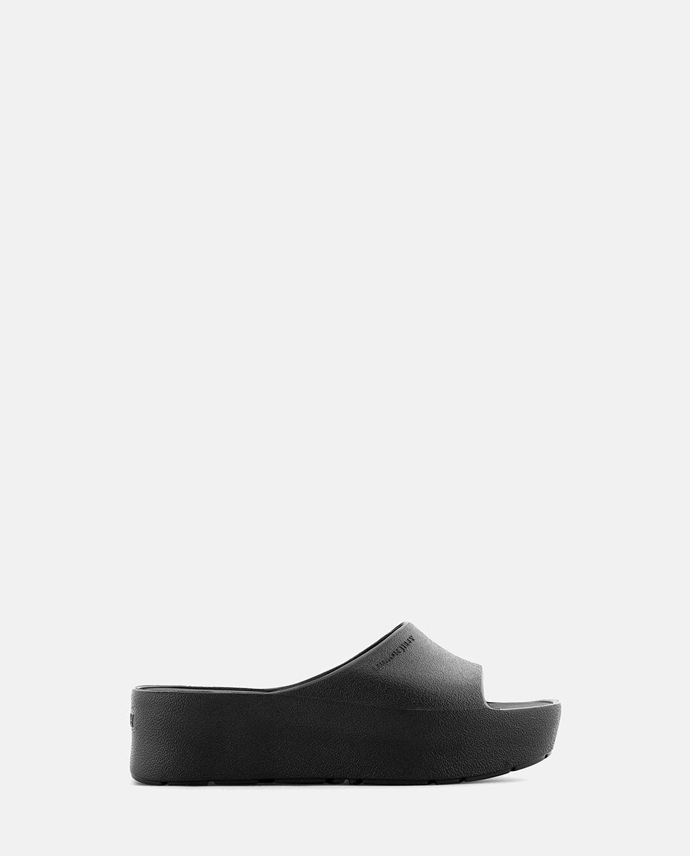 Chinelos de Plataforma Vegan SUNNY em Preto Preto-1