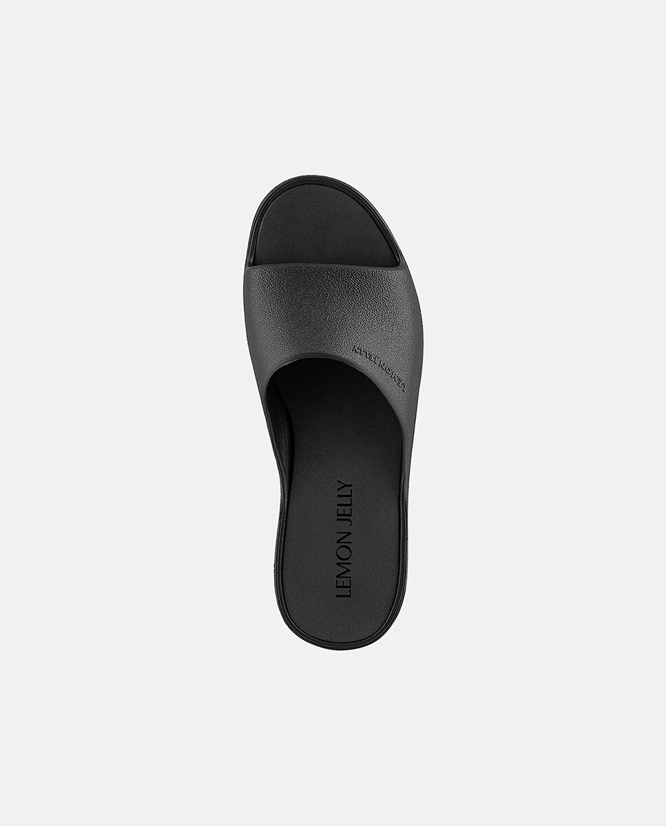 Chinelos de Plataforma Vegan SUNNY em Preto Preto-5