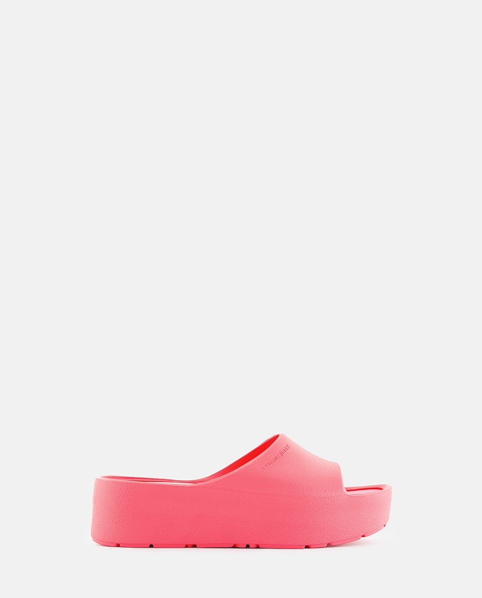 Chinelos de Plataforma Vegan SUNNY em Rosa Rosa-1