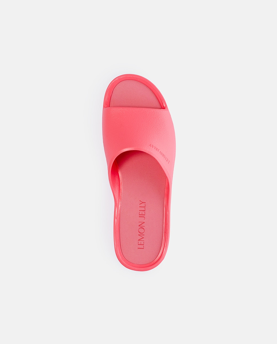 Chinelos de Plataforma Vegan SUNNY em Rosa Rosa-5