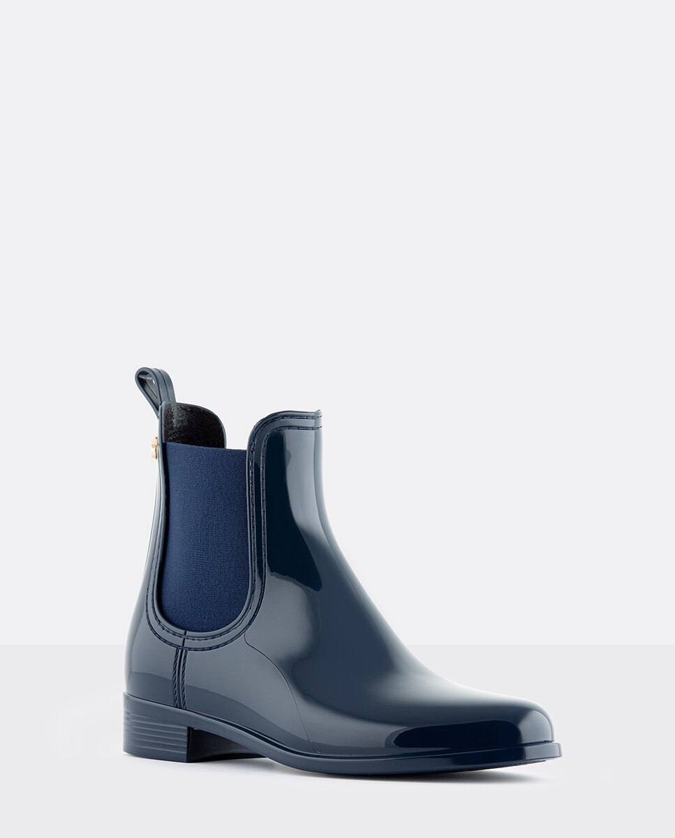 Botins Chelsea Vegan de Senhora COMFY em Azul Azul-2
