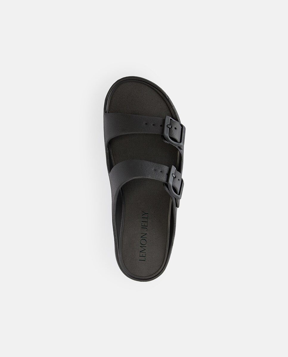 Sandálias de Plataforma Vegan com Tiras Ajustáveis FENIX em Preto Preto-5