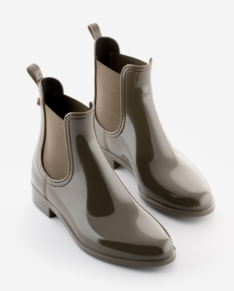 Botins Chelsea de Mulher Vegan Comfy Woodland em Castanho Castanho-3