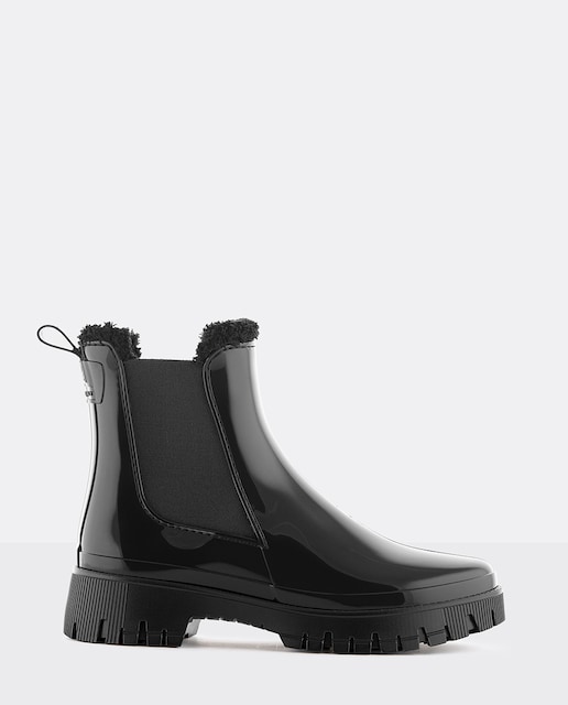 Imagem 0 de Botins Chelsea Vegan com Forro em Pelo COLDEN 01 em Preto
