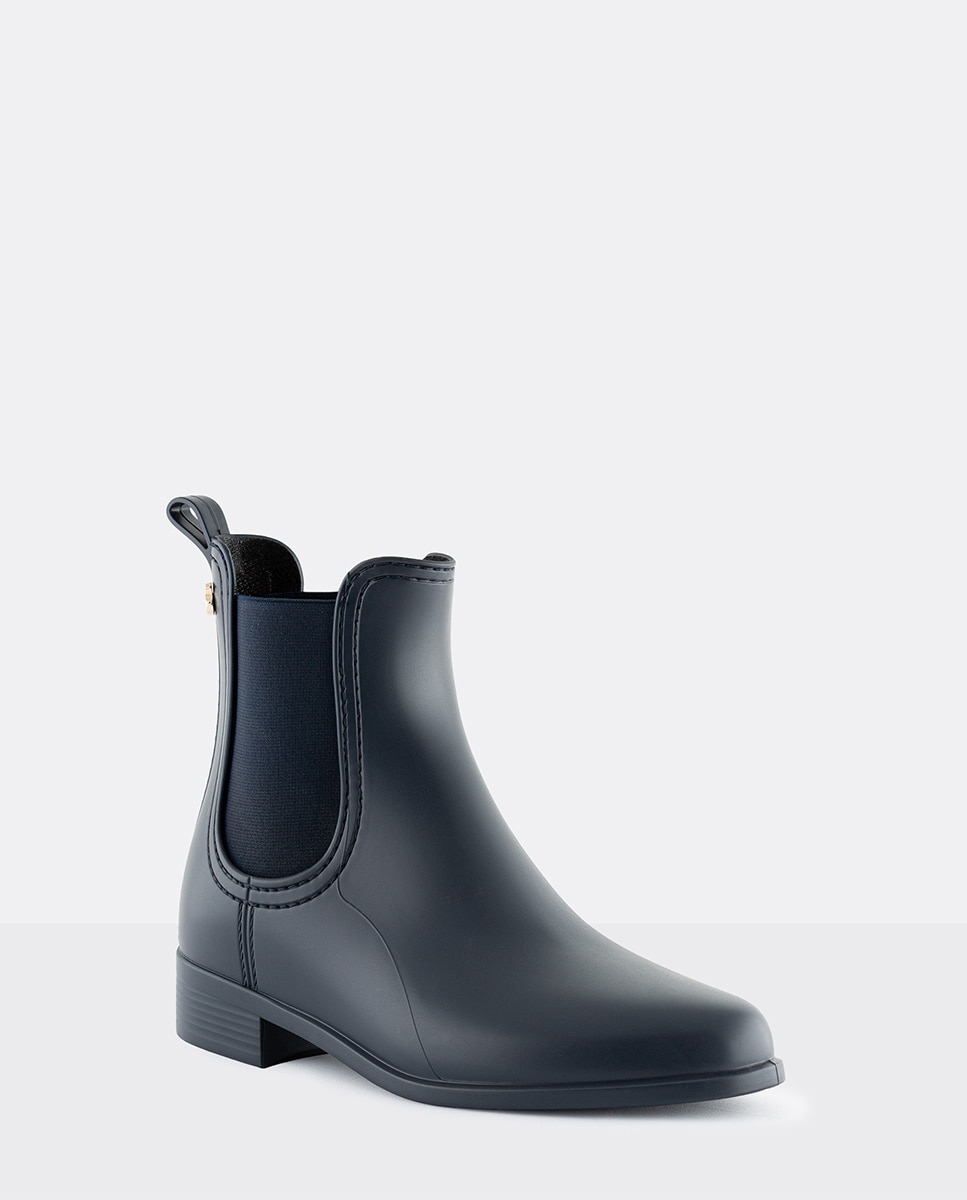 Botins Chelsea de Mulher Vegan SPLASH Naval em Azul Mate Azul-2