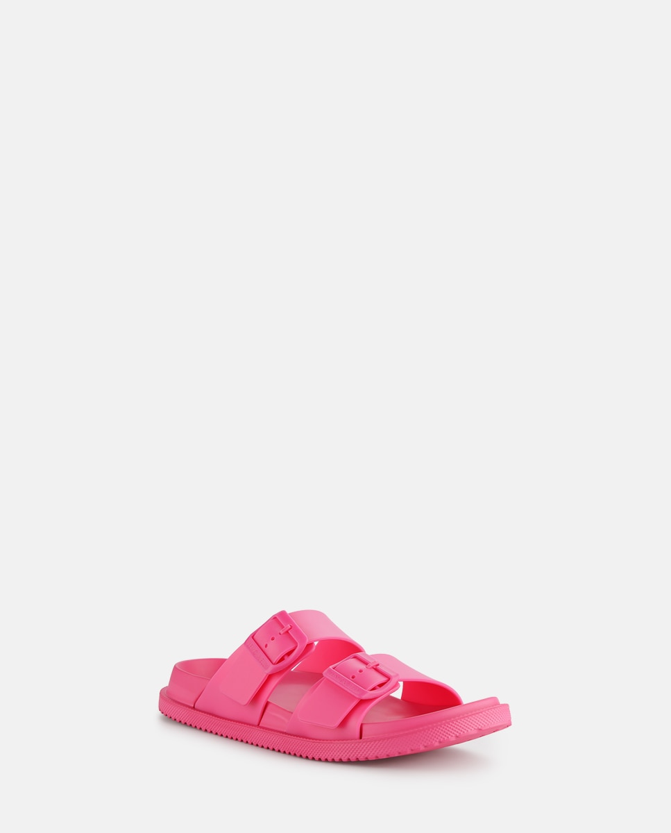 Imagem 0 de Sandálias Rasas Vegan com Fivelas Ajustáveis ELISE em Rosa