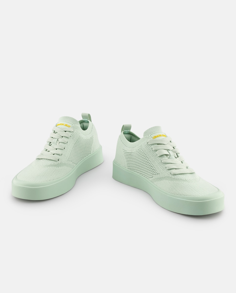 Sapatilhas Rasas Vegan LJ GLYDE em Verde Claro Verde-3