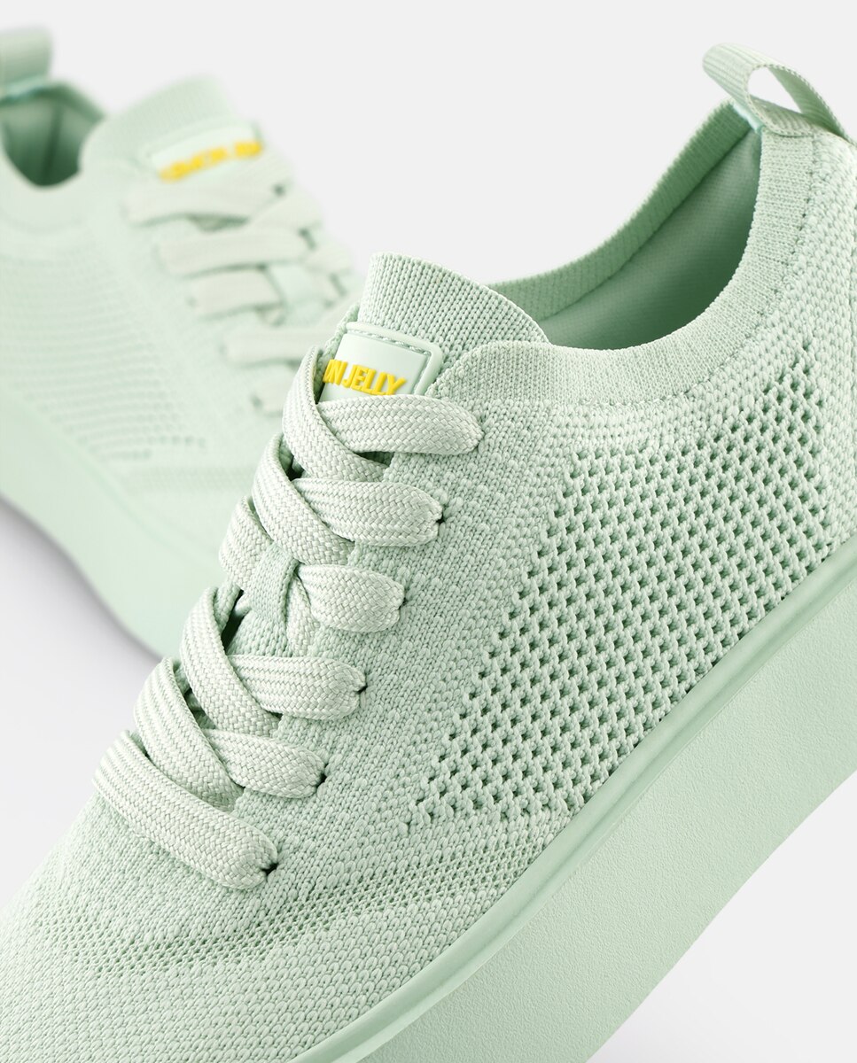 Sapatilhas Rasas Vegan LJ GLYDE em Verde Claro Verde-4