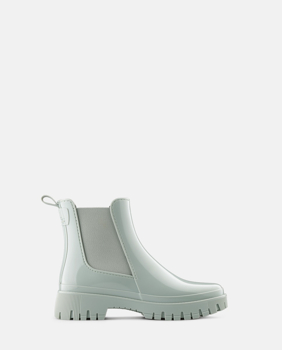 Imagem 0 de Botins Chelsea de Chuva Vegan PEACHY Verde Acinzentado