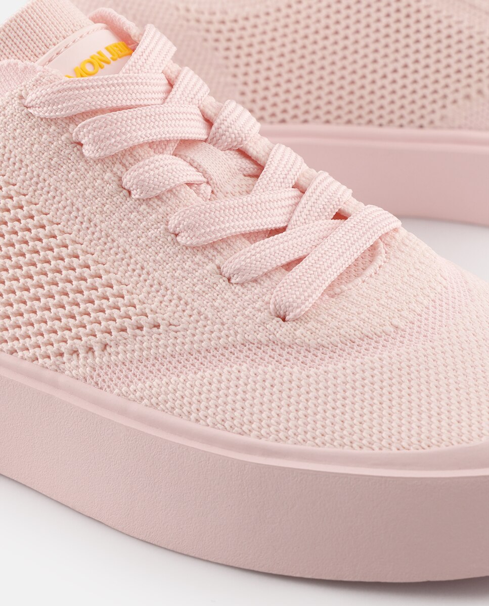Sapatilhas Rasas Vegan LJ GLYDE em Rosa Fúcsia-4