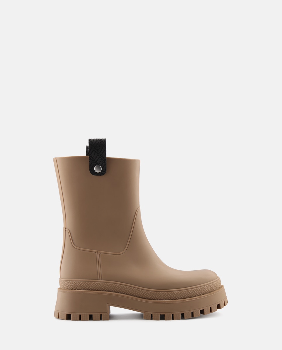 Imagem 0 de Botas de Cano Médio Vegan KAIAH em Castanho