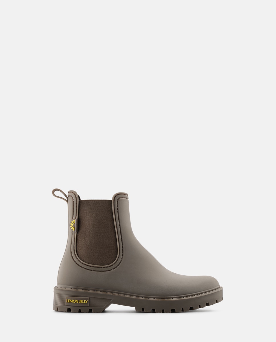 Imagem 0 de Botins Chelsea de Chuva Vegan LYANA em Castanho