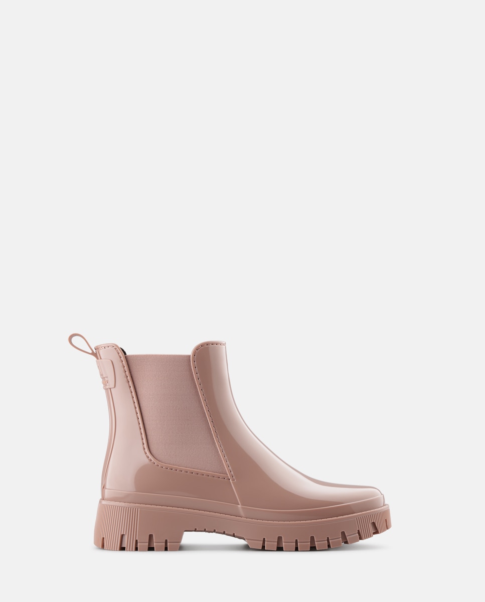 Imagem 0 de Botins Chelsea de Chuva Vegan PEACHY em Rosa