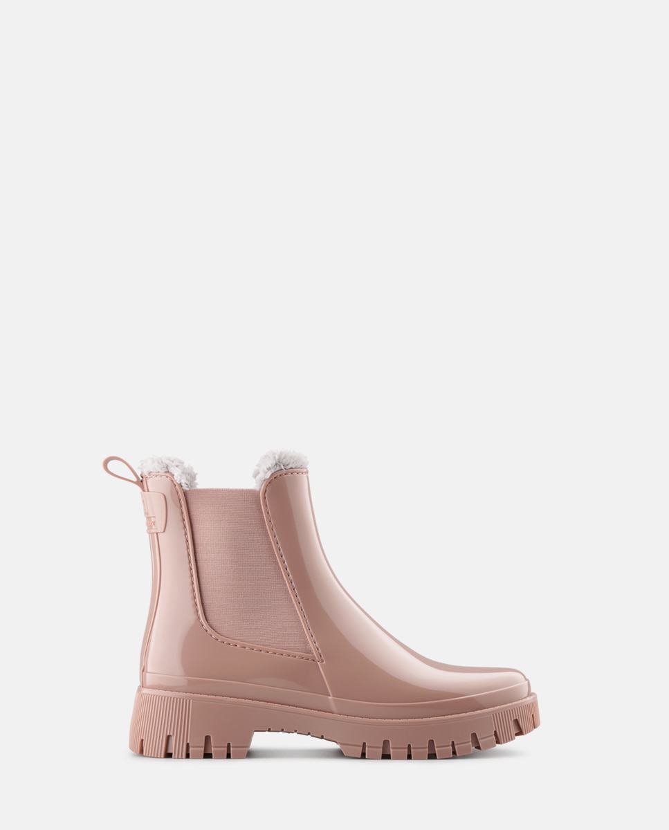 Imagem 1 de Botins Chelsea Vegan com Forro em Pelo COLDEN em Rosa