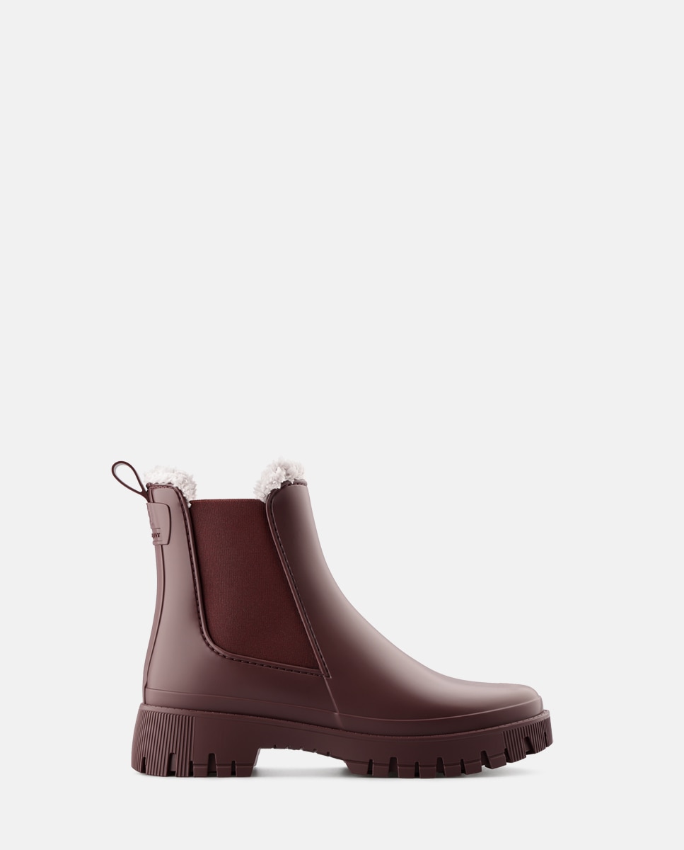 Imagem 1 de Botins Chelsea Vegan com Forro em Pelo WREN em Vermelho