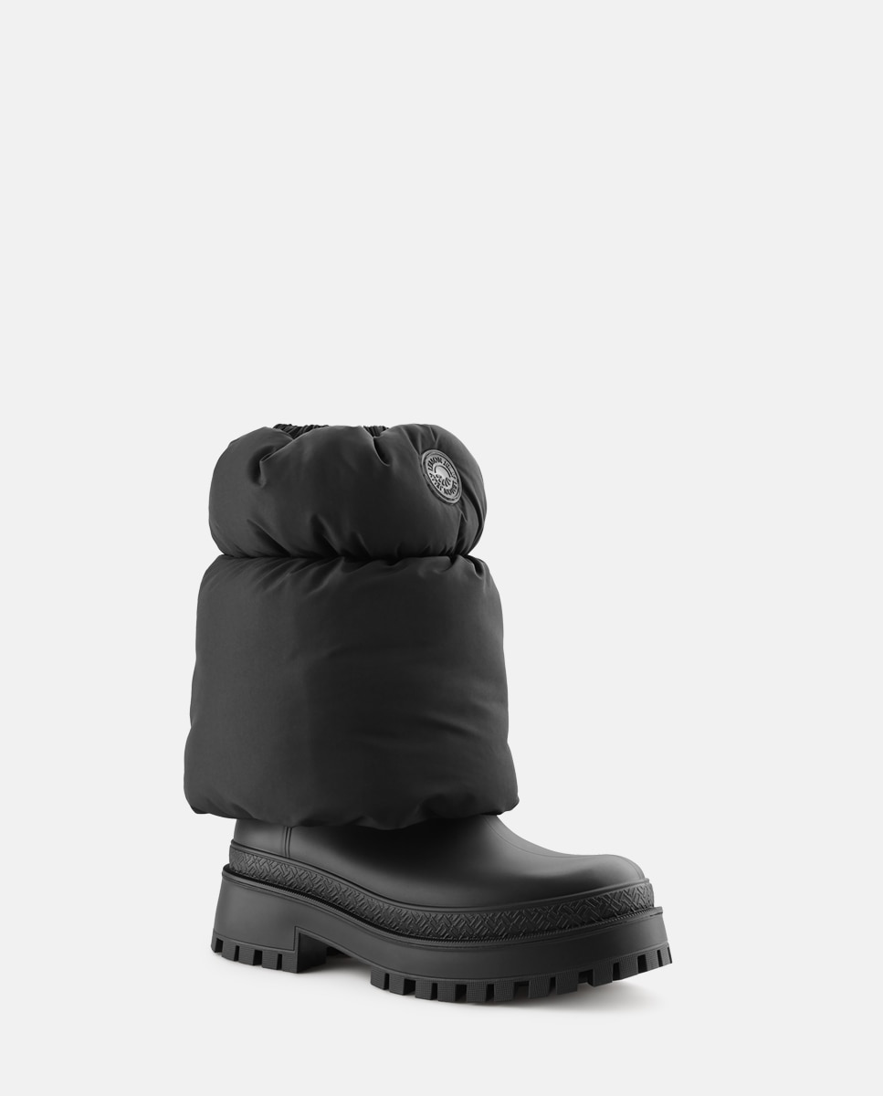 Polainas com Forro em Pelo LEG WARMER em Preto Preto-4