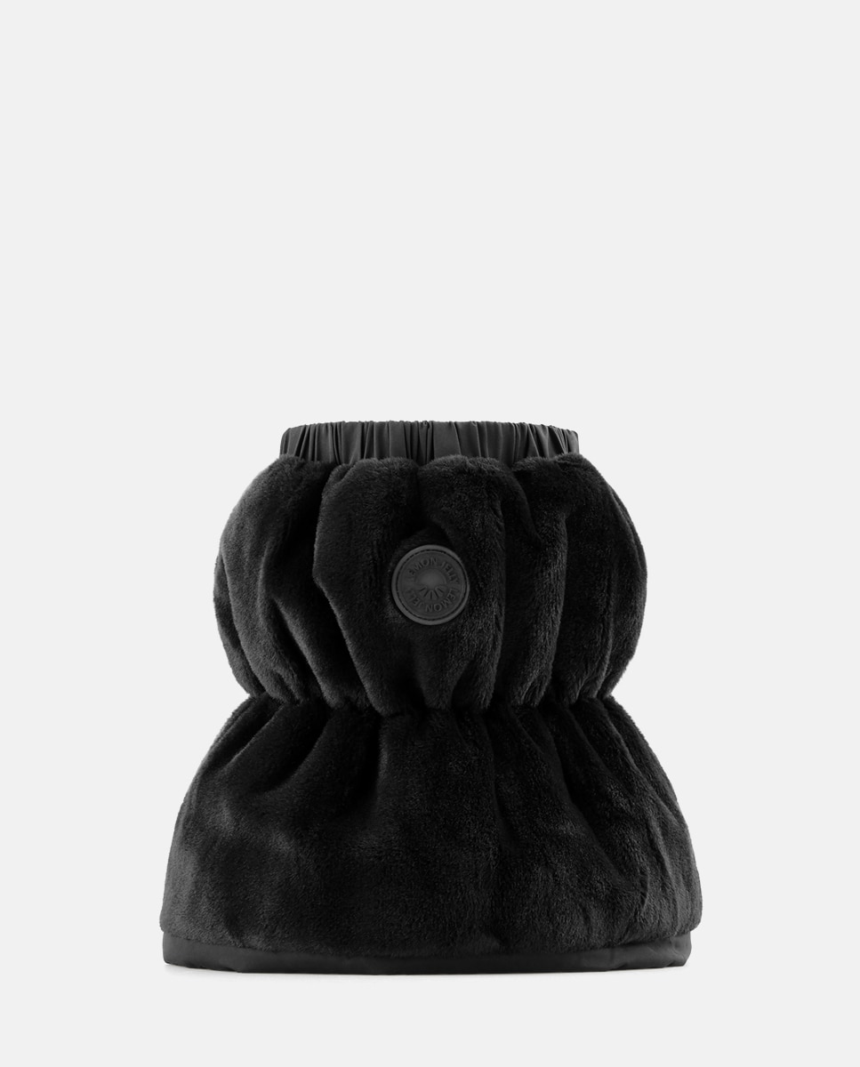 Polainas com Forro em Pelo LEG WARMER em Preto Preto-5