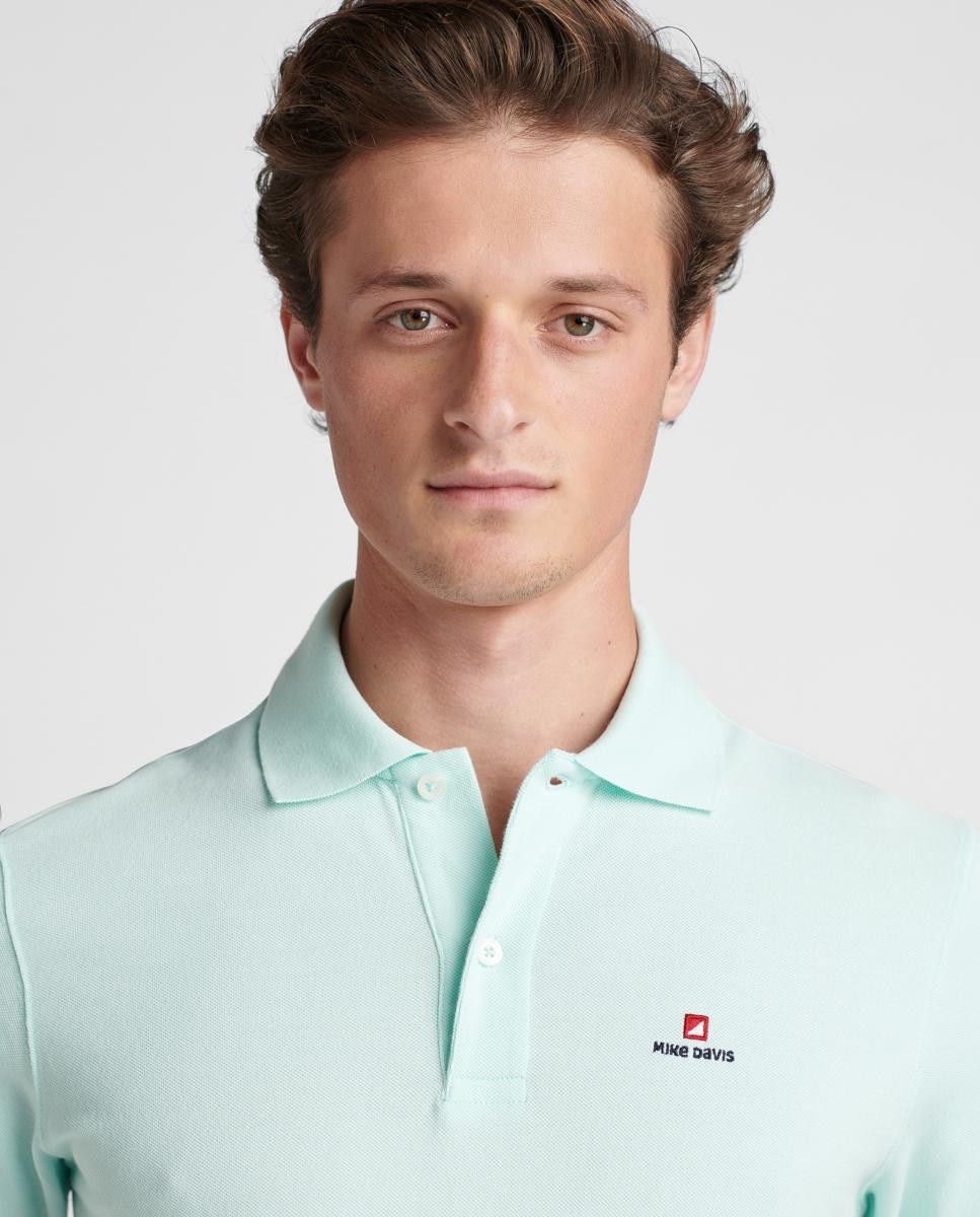 Polo Piquet Essential - Regular Verde-2