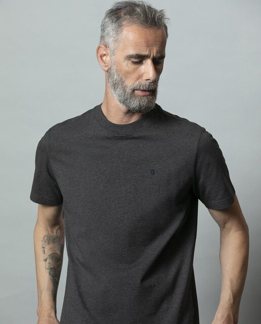 Imagem 0 de T-Shirt Jersey Algodão Pesado Bordado - Regular