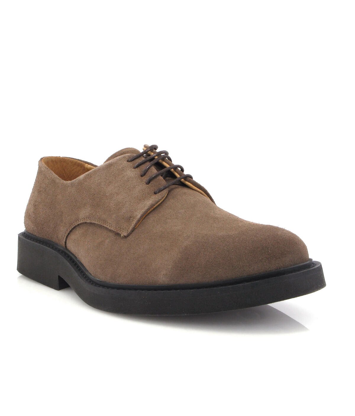 Sapatos Derby em Camurça Castanho-claro-2