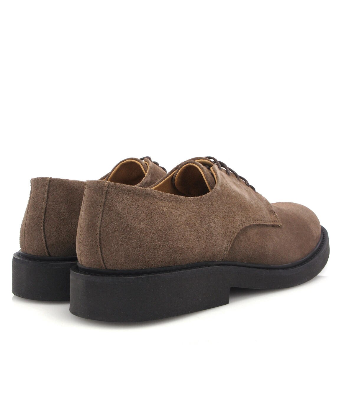 Sapatos Derby em Camurça Castanho-claro-4