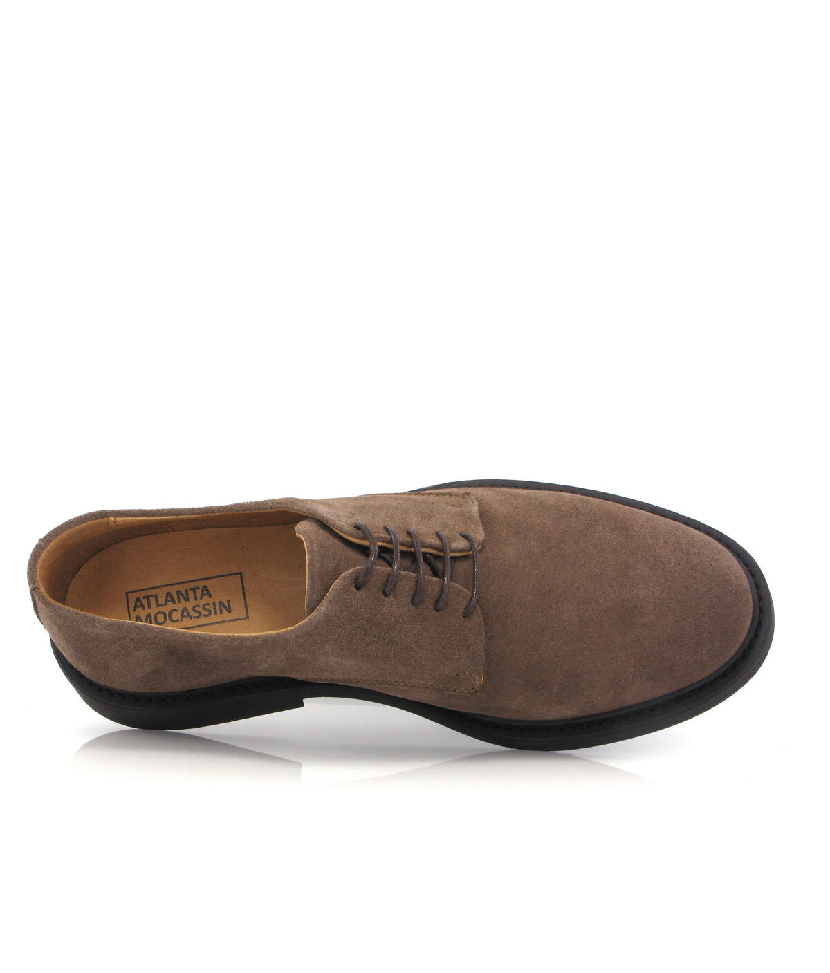 Sapatos Derby em Camurça Castanho-claro-5