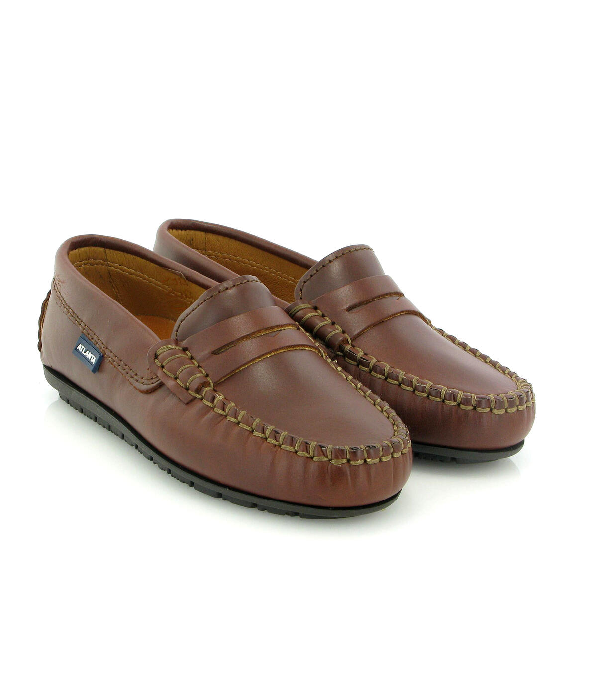 Mocassins Originals Penny em Pele Camel-3