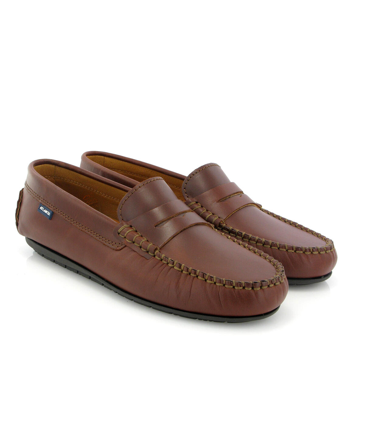 Mocassins Originals Penny em Pele Camel-3