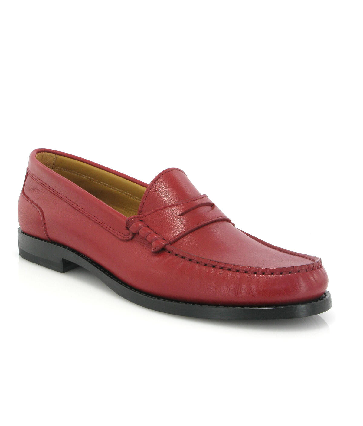 Loafers Sarah em pele Vermelho-2