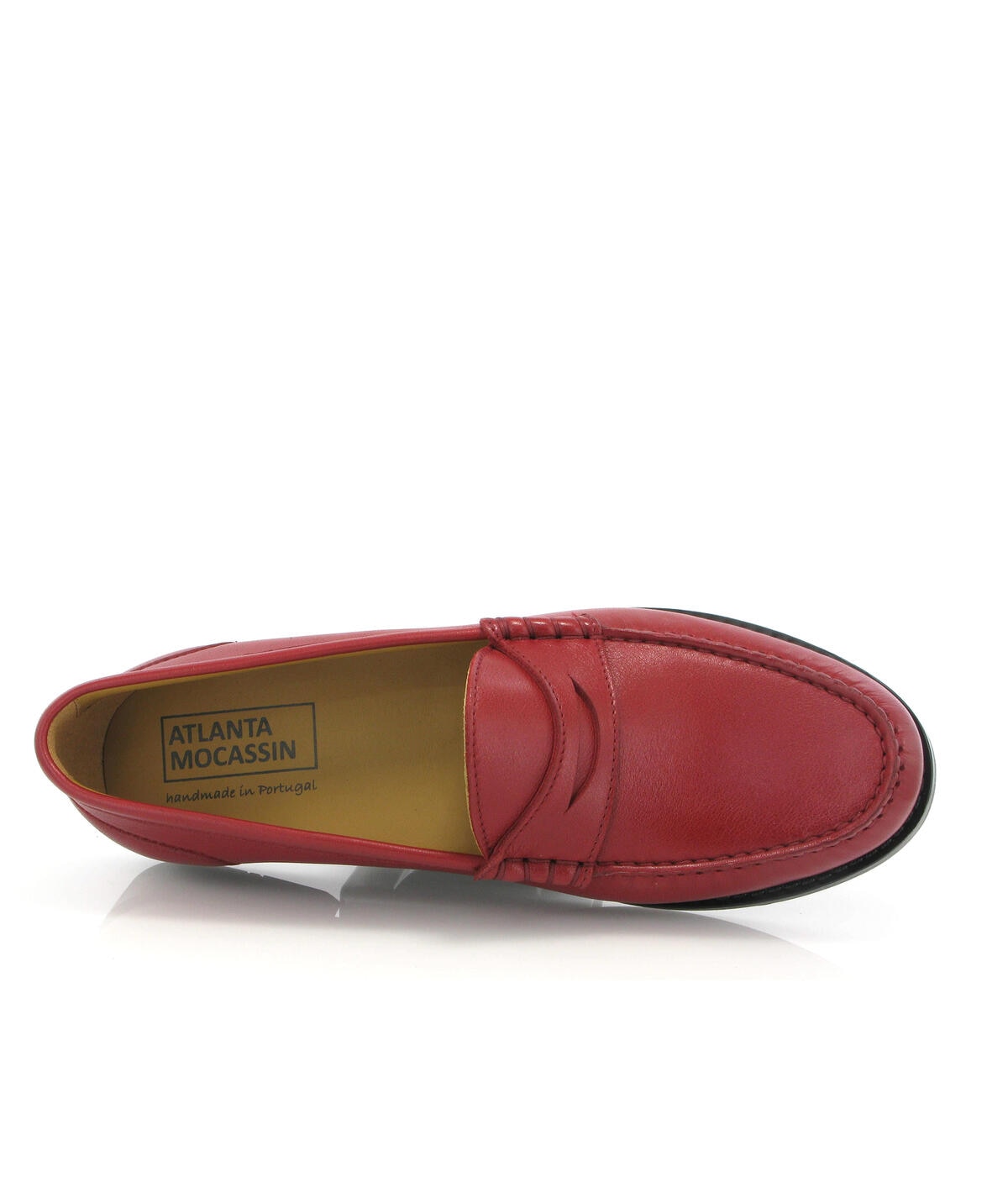 Loafers Sarah em pele Vermelho-5