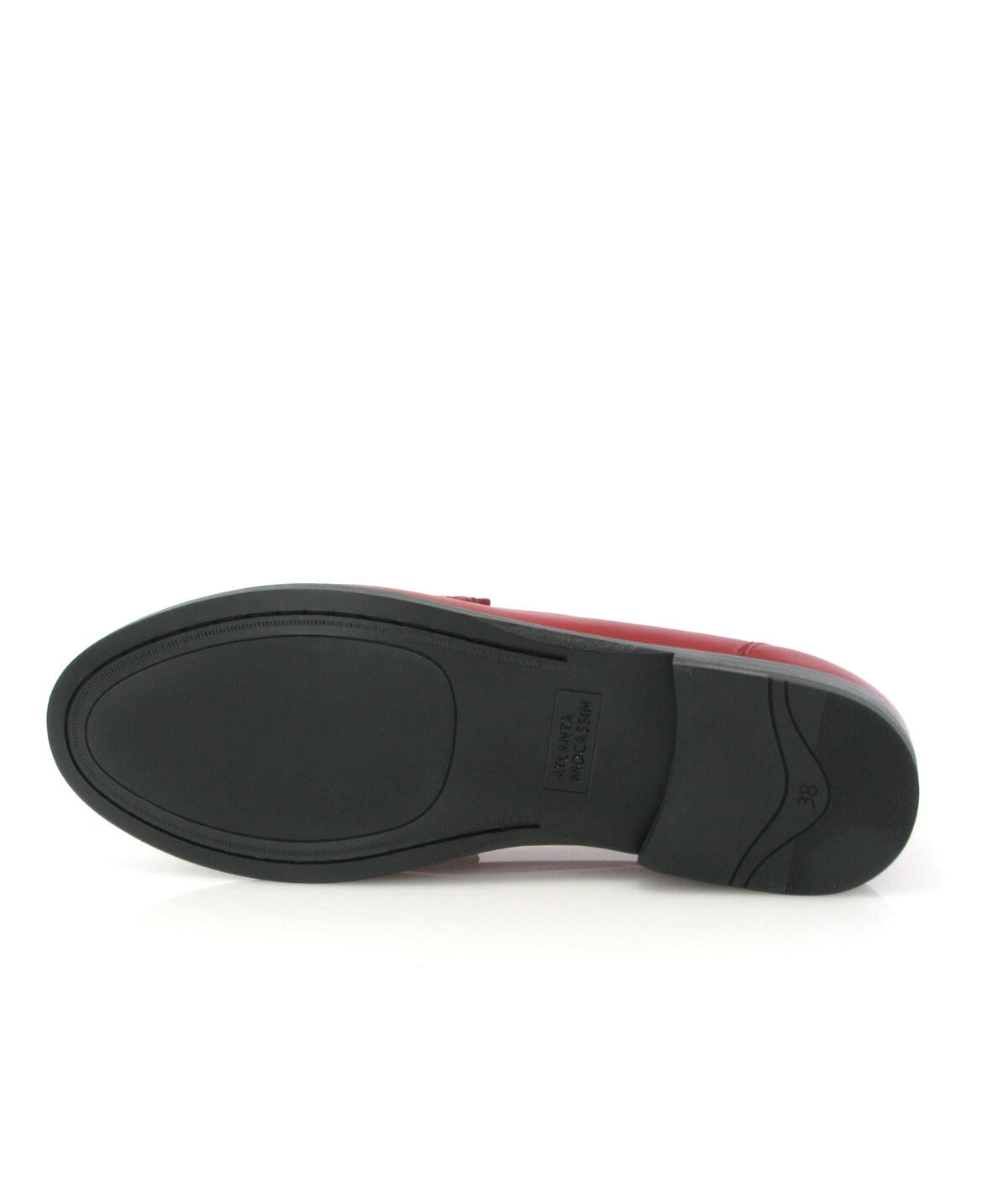 Loafers Sarah em pele Vermelho-6