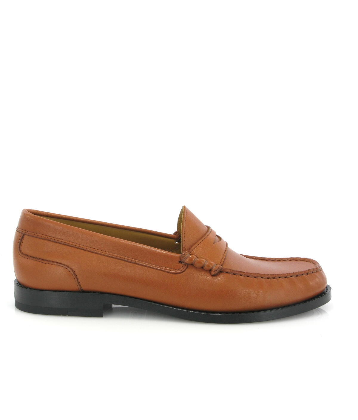 Loafers Sarah em pele Camel-1