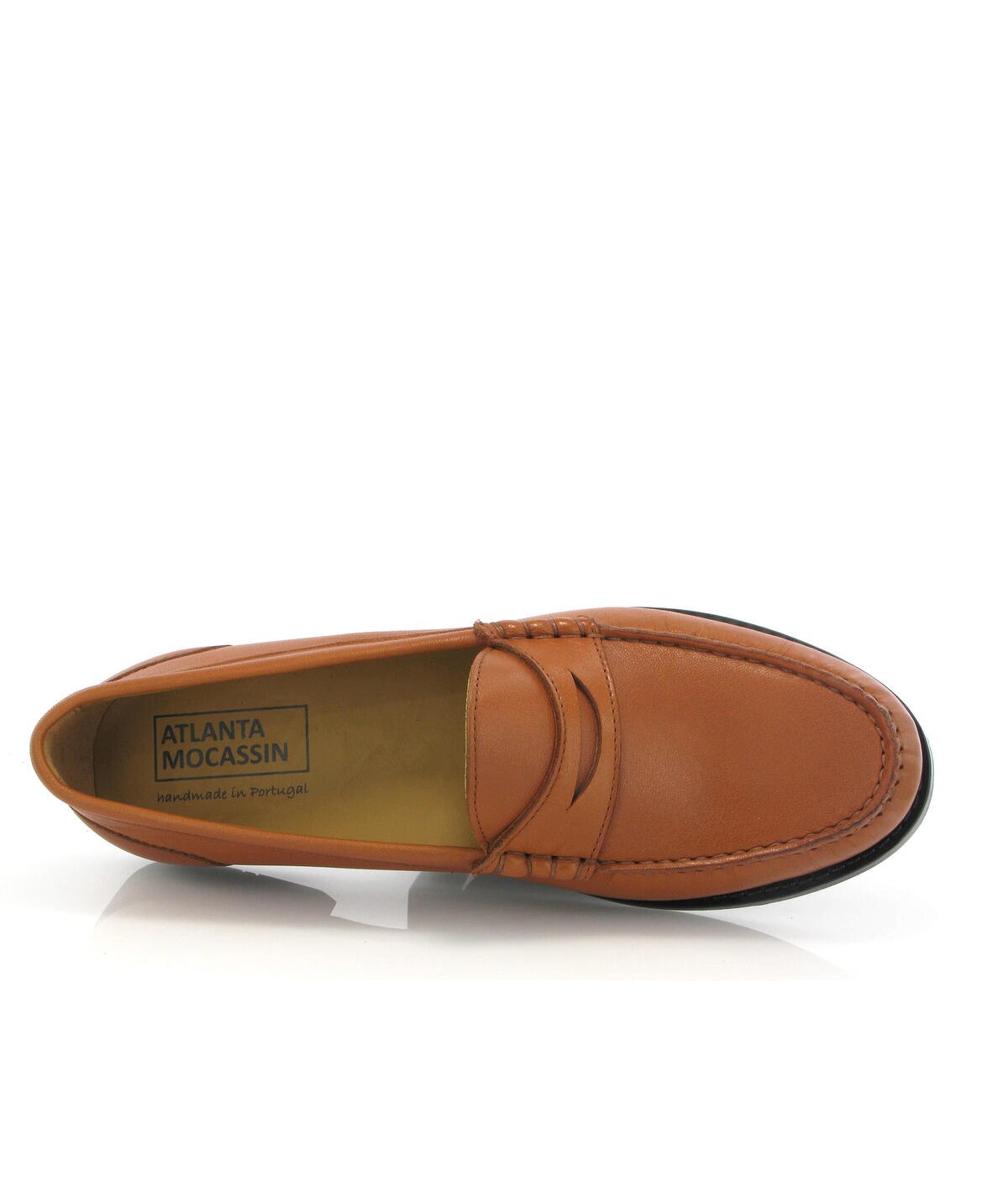 Loafers Sarah em pele Camel-5