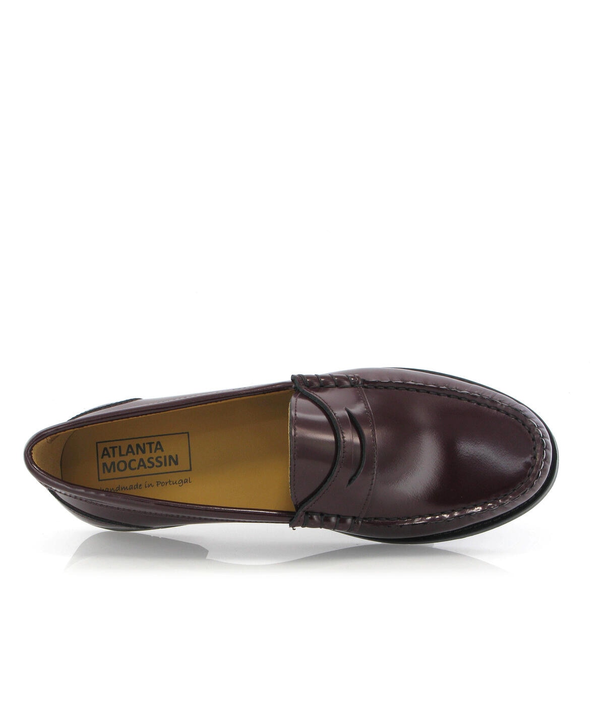 Loafers Sarah em Pele Polida Bordeaux-5