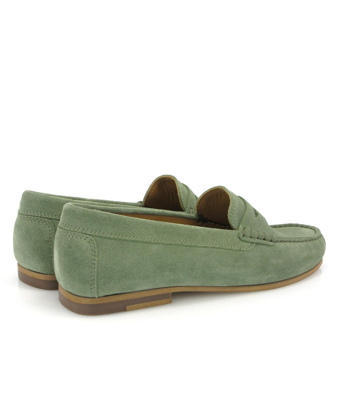 Loafers Yoki em Camurça Verde-militar-4